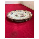 Set of Simlay England Bird Plates