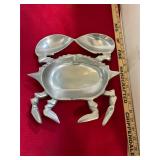 Pewter Crab Dish