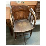 Antique Oak Bentback Chair