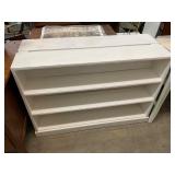 2 White Bookcases
