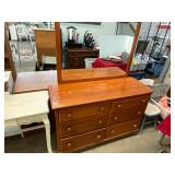 Maple Dresser with Mirror