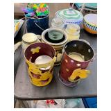 Candles and Candle Holder Lot