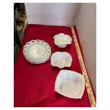 Milk Glass Lot