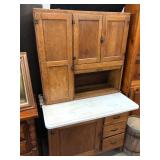 Vintage Enamel Hoosier Cabinet