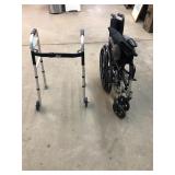 Walker and Wheel Chair