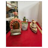 3 Piece Vintage Decanter Lot