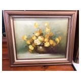 Framed & Signed Oil on Canvas