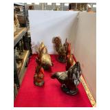 5 Piece Vintage Chicken Rooster Lot