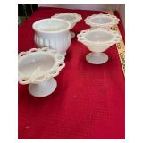 Milk Glass Lot