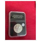 1942 Uncirculated Walking Liberty Half Dollar