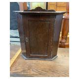 Antique Wall Corner Cabinet