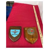 2 Vintage Military Award Commander Plaques