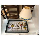 Decorative Lamp & Tray