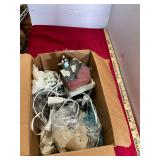 Christmas Village Accessories Box Lot