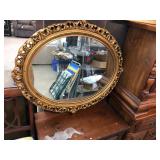 Antique Oval Mirror