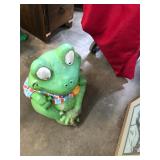 Large Heavy Concrete Outdoor Frog