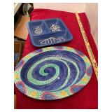 Nautical Beach Serving Platters