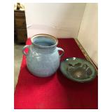 2 Piece Signed Pottery