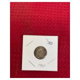 1915 Barber Silver Dime