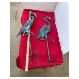 2 Yard Art Herons