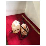 2 Salt Rock Lamps