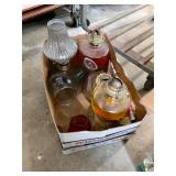 Oil Lamp Box Lot