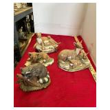 4 Piece Ceramic Animals Lot