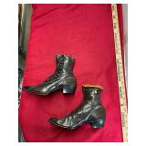 Pair of Antique Victorian Leather Boots