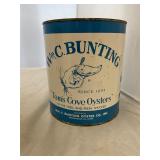 Wm C Bunting Chincoteague VA 437 Gallon Oyster Can