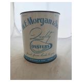 W F Morgan & Sons Weems VA 92 Oyster Can