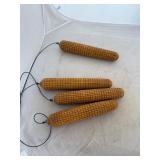 Carved Wooden Corn Decoys