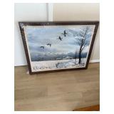 Signed Original Guy Crittenden Geese Painting