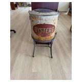 Antique Oysters Store Display Case