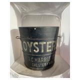 A C Harris Chester VA Antique Oyster Bucket
