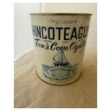 Chincoteague Toms Cove Oysters Gallon Can