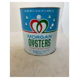 VA 17 W F Morgan Weems VA Gallon Oyster Can
