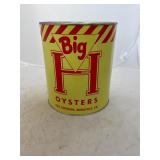 Big H Hale Seafoods Morattico VA 107 Gallon Can