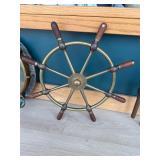 Rosebank Ironworks Brown Bros Brass Ships Wheel