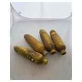 Carved Decoy Wooden Ears of Corn