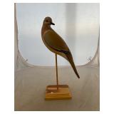 Carved Dove Signed JL