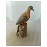 Ken Kirby Raised Wing Signed Dove Decoy
