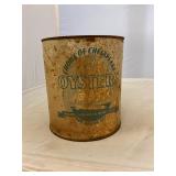 Harding Seafood Weems Virginia Gallon Oyster Can