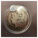 1900 O Morgan  Silver Dollar