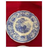 2 Spode Blue Room Plates