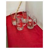 4 Advertising Beer Mugs