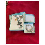 Cross Necklace and Bracelet Jewelry