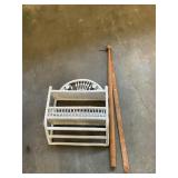 Wicker Shelf, Yard Stick, and Flag pole