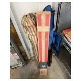 American Flag and Lawn Chairs