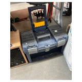 Keter Tool Box with Paint and Brushes