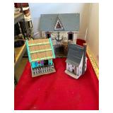 3 Piece Decorative Bird Houses